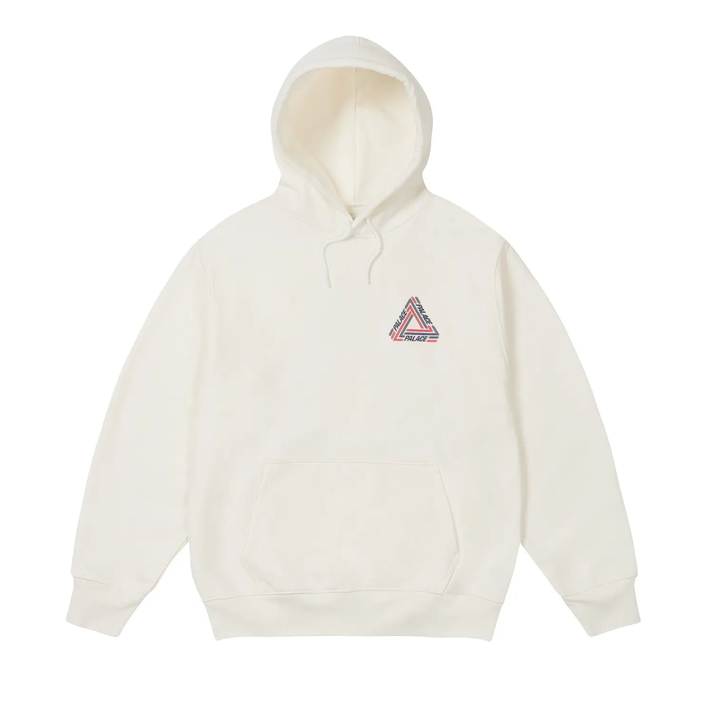 Palace Tri-Line Hoodie White