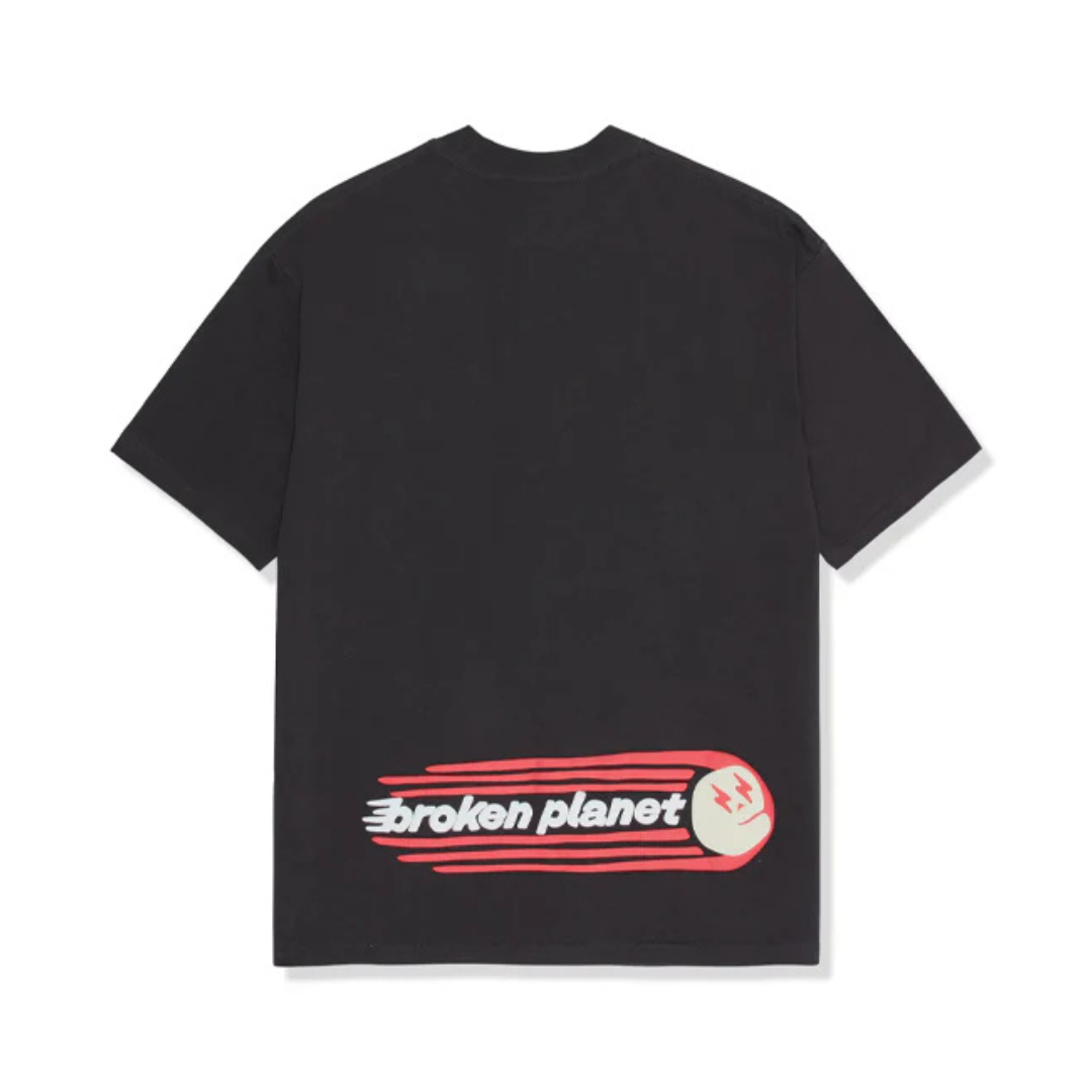 Broken Planet The Future Is Here Tee Soot Black