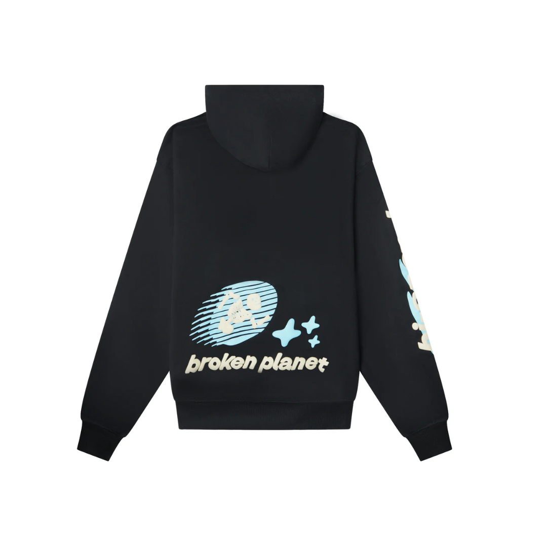 Broken Planet Cosmic Speed Hoodie Midnight Black