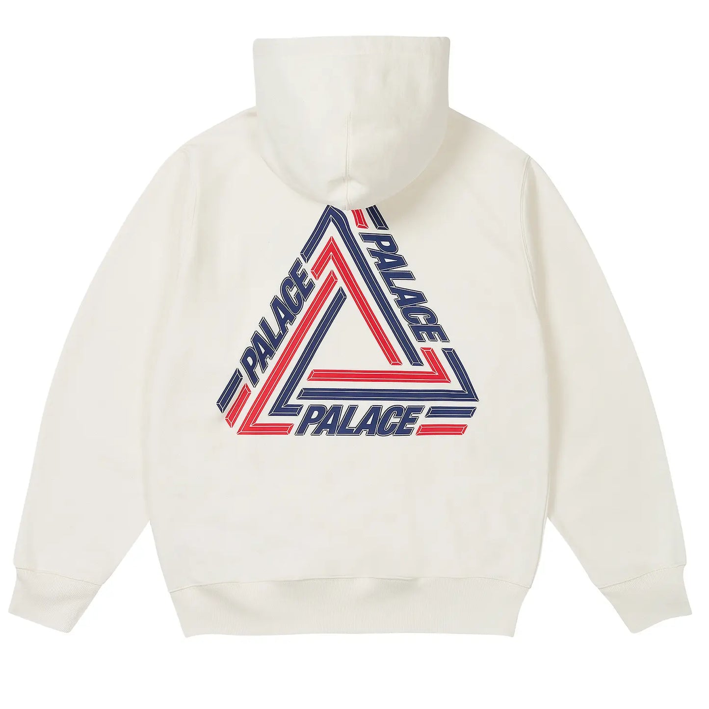 Palace Tri-Line Hoodie White