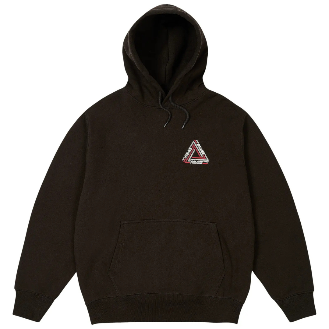 Palace Tri-Line Hoodie Black