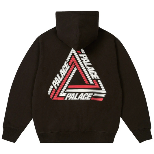 Palace Tri-Line Hoodie Black