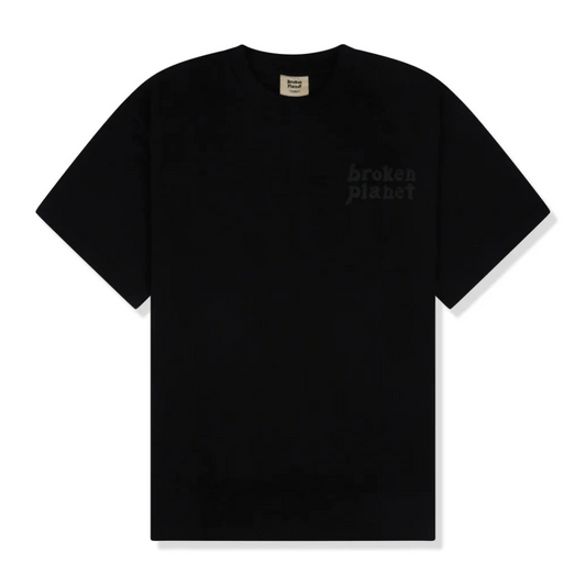Broken Planet Grid Tee Midnight Black